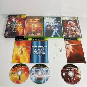 Dead or Alive Ultimate & Dead Or Alive 3 (Xbox, 2004) - 1, 2 & 3 w/ Manuals